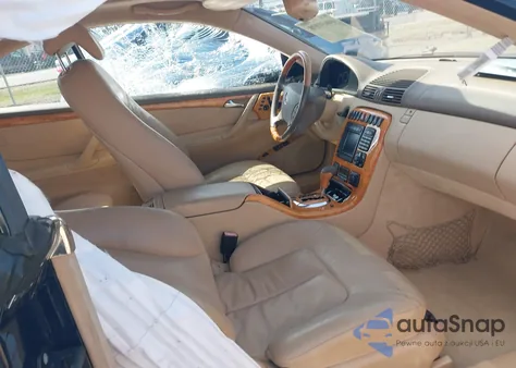 2002 Mercedes-Benz Cl 500 из США, поврежденный, VIN WDBPJ75J82A030901